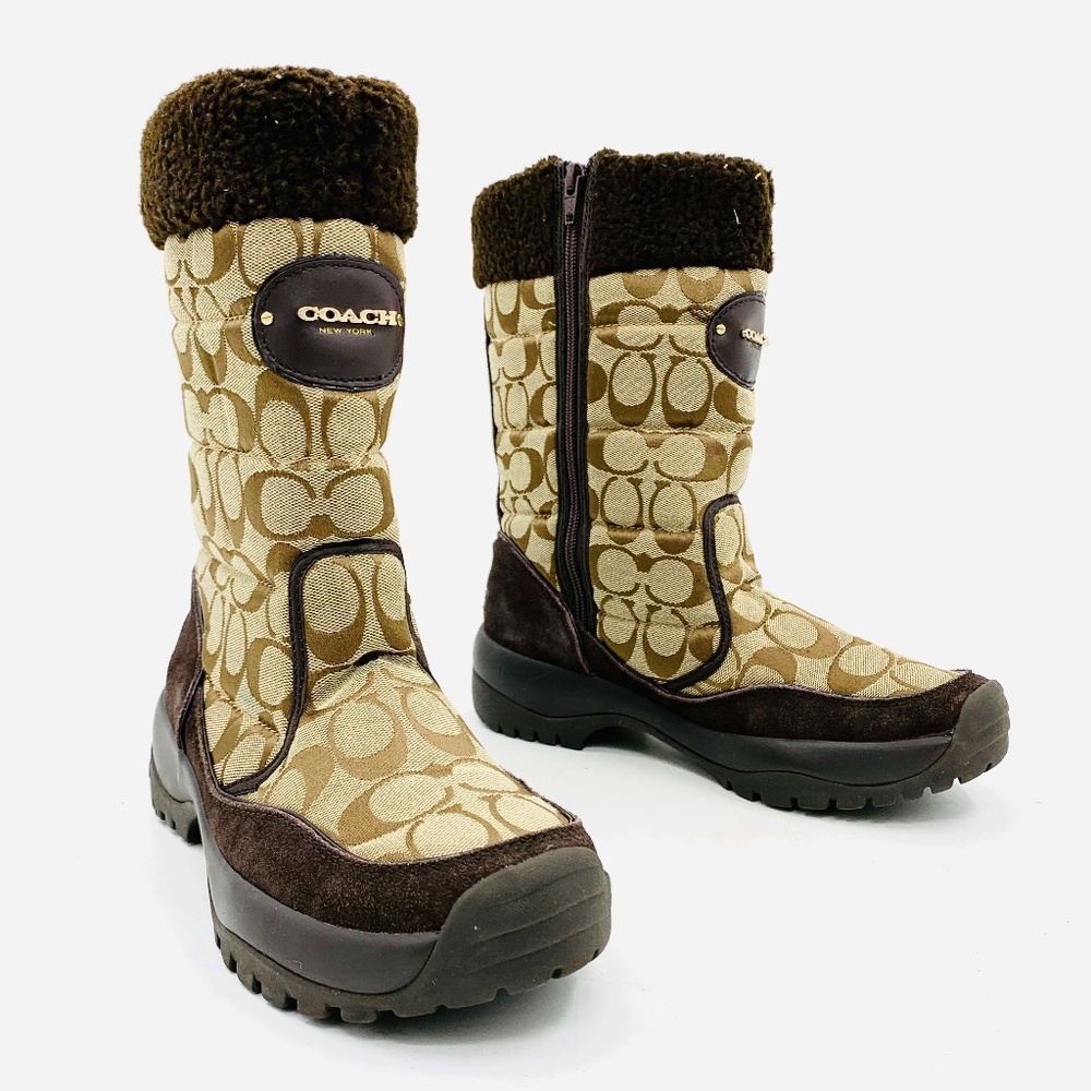 Coach Sonya Brown Boots Womens Size 7.5 - 4223